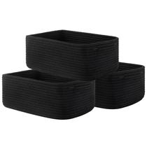 Cesta de armazenamento KALLAX Woven 34,29 x 24,13 x 12,7 cm, 3 pacotes, preta Cesta de armazenamento KALLAX Woven 34,29 x 24,13 x 12,7 cm, 3 pacotes, preta