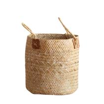 Cesta de armazenamento LEISURE TIME Natural Woven Seagrass Tote