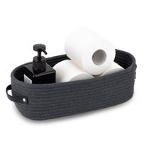 Cesta de armazenamento Oradrem Cotton Rope, suporte de papel higiênico Cesta de armazenamento Oradrem Cotton Rope, suporte de papel higiênico