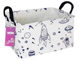 Cesta de armazenamento: organizador de tecido retangular INGHUA 38x26x23cm