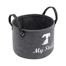 Cesta De Armazenamento Para Brinquedos De Animais De Estimação, Caixa Organizadora De Feltro Para Cesta De Armazenamento Para Brinquedos De Animais De Estimação, Caixa Organizadora De Feltro Para