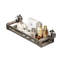 Cesta De Armazenamento Para Gel De Banho Com Ventosa, Suporte De Parede Para Banheiro, Sem