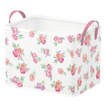 Cesta de armazenamento Runtoo Pink Flower Baby Nursery Decor