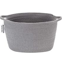 Cesta de armazenamento Sea Team, corda oval de algodão tecida 35x23x29cm Cesta de armazenamento Sea Team, corda oval de algodão tecida 35x23x29cm