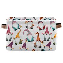 Cesta de armazenamento Senya Christmas grande dobrável com alças