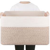 Cesta de Armazenamento SIXDOVE 75L - Para Cobertores, Brinquedos e Roupas Cesta de Armazenamento SIXDOVE 75L - Para Cobertores, Brinquedos e Roupas