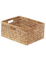 Cesta de armazenamento StorageWorks Extra Large Water Hyacinth Cesta de armazenamento StorageWorks Extra Large Water Hyacinth