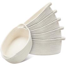 Cesta de Armazenamento Suttmin - 6 Peças de Algodão Tecido (30x20x12,7cm)