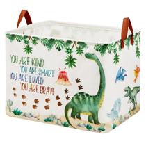 Cesta de armazenamento XHWZOF Dinosaur Nursery dobrável 36L Cesta de armazenamento XHWZOF Dinosaur Nursery dobrável 36L