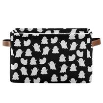 Cesta de armazenamento XUWU de lona dobrável com alça 36x26x21 cm
