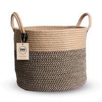 Cesta de armazenamento ZOES HOMEWARE Natural Juta Rope 35x30cm