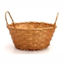 Cesta de Bambu Oval - Marrom - 23cm - 1 unidade - Cromus - Rizzo Cesta de Bambu Oval - Marrom - 23cm - 1 unidade - Cromus - Rizzo