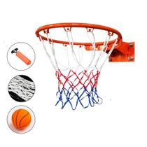 Cesta De Basquete Adulto Aro Basketball De Ferro Cesto Basket Grande Conjunto Esportivo Rede Nylon Bola Menino Menina - NIBUS