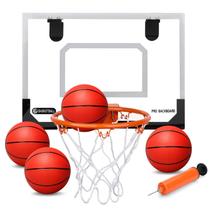 Cesta de basquete de interior Unodon Larger 43x30cm com aro de 23cm para crianças