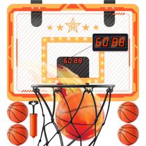 Cesta de basquete indoor MindPal com placar eletrônico