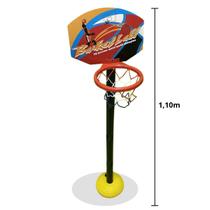 Cesta de Basquete Infantil Ajustável c/ bola - HK Brinquedos