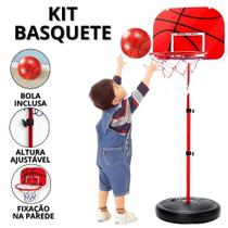 Cesta De Basquete Infantil Aro De Basket Mini Basketball Tabela Basquetebol Rede Bola criança