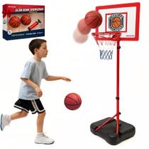 Cesta de basquete infantil Atlasonix ajustável para crianças de 5 a 7 anos, interna e externa