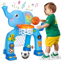 Cesta de basquete infantil interativa e gol de futebol GMAOPHY