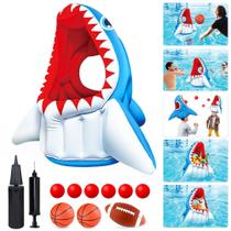 Cesta de basquete inflável Ynanimery Shark Toys Cesta de basquete inflável Ynanimery Shark Toys