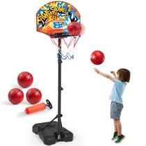 Cesta de basquete JOYIN Kids, altura ajustável, 0,85-1,9 m, idade 3-8 Cesta de basquete JOYIN Kids, altura ajustável, 0,85-1,9 m, idade 3-8