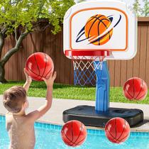 Cesta de basquete para piscina NIPLOOOW com altura ajustável