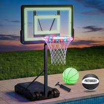 Cesta de Basquete para Piscina Patiassy Ajustável 145-173cm com LED