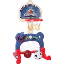 Cesta de basquete Sports Playset Dazmers 3 em 1, gol de futebol