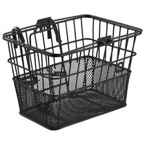 Cesta de bicicleta Cesta frontal de meia malha Retrospec Apollo Steel