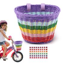Cesta de bicicleta JIANWEI Rainbow Kids Front 21x16x16cm
