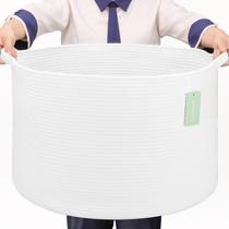 Cesta de Corda de Algodão BOSROTY Extra Grande (87L) para Crianças - Branca Cesta de Corda de Algodão BOSROTY Extra Grande (87L) para Crianças - Branca