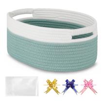 Cesta de corda de algodão tecido BOSROTY 33x23x14 cm Conjunto de presente Cesta de corda de algodão tecido BOSROTY 33x23x14 cm Conjunto de presente