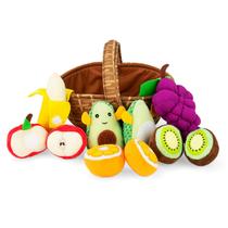 Cesta de Frutas de Peluche Inbeby Mi Primer Juguete de Comida para Niños de 6 a 18 Meses Cesta de Frutas de Peluche Inbeby Mi Primer Juguete de Comida para Niños de 6 a 18 Meses