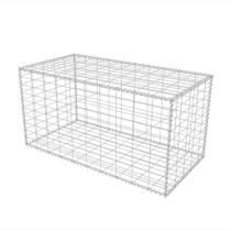Cesta de gabião VidaXL Steel 100x50x50cm Cerca de parede de jardim Cesta de gabião VidaXL Steel 100x50x50cm Cerca de parede de jardim