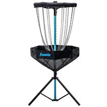 Cesta de golfe de disco Franklin Sports Portable com correntes pretas