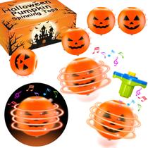 Cesta de Halloween e enchimentos de guloseimas para crianças, pacote com 4