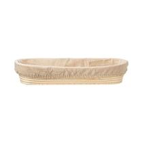 Cesta De Impermeabilização De Pão De Rattan Oval Natural, Fermentação De Massa De Vime, Ferramenta