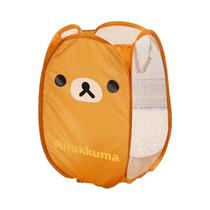 Cesta De Lavanderia Portátil De Grande Capacidade Rilakkuma Em Malha, Armazenamento Dobrável Para Cesta De Lavanderia Portátil De Grande Capacidade Rilakkuma Em Malha, Armazenamento Dobrável Para