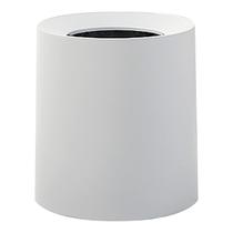 Cesta de lixo Primo Supply Lixeira branca redonda moderna de 8L Cesta de lixo Primo Supply Lixeira branca redonda moderna de 8L