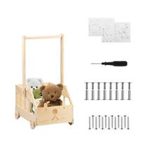 Cesta De Madeira Ajustável Para Chá De Bebê, Armazenamento Versátil Para Presentes De Recém-Nascido