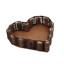 Cesta De Madeira Formato De Coração P Caixa Presente Cesta De Madeira Formato De Coração P Caixa Presente