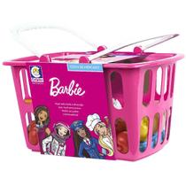 Cesta de Mercado Barbie Cheff Cestinha Infantil Cotiplás 2492