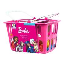 Cesta De Mercado Barbie Com Acessórios - Cotiplás