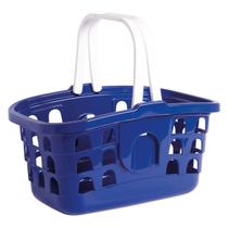 Cesta de Mercado Cestinha de Compra com Alça Azul LP House - Samba Toys