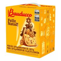 Cesta De Natal Bauducco Panetone Pequena 15 Itens