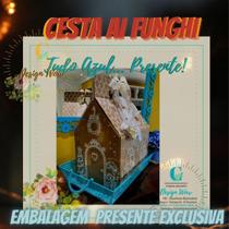 Cesta de natal gourmet ai funghi