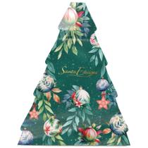 Cesta de Natal Sortido Chocolate Frutas e Amendoim Santa Edwiges 1,08kg Embalagem Árvore Festivo