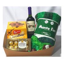 Cesta De Natal Time Palmeiras Bombons Vinho Panetone Cesta De Natal Time Palmeiras Bombons Vinho Panetone