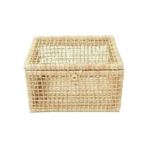 Cesta De Palha Caixa Baú