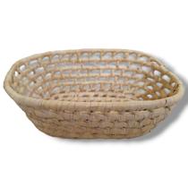 Cesta De Palha Natural Oval Multiuso - Torradas Biscoitos...